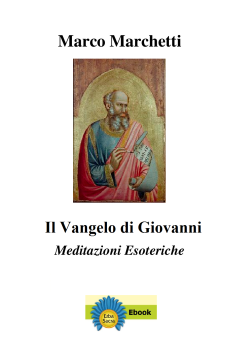 Il Vangelo di Giovanni - Meditazioni Esoteriche